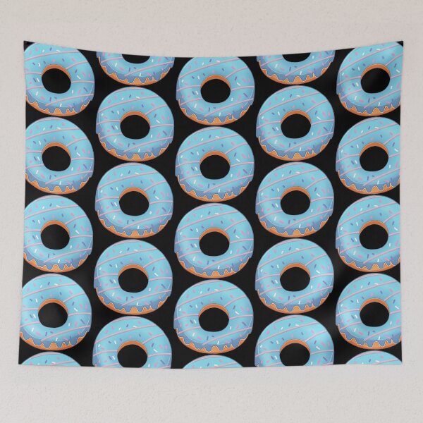 Item preview, Blue Glossy Pastel Colored Donut  designed and sold by DonutShirts.