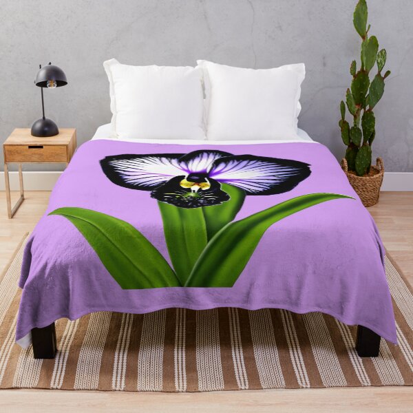 Item preview, Black orchid flower artwork designed and sold by gramizzia.