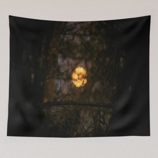 Item preview, Orange Moon Amidst the Trees designed and sold by VividExhibition.