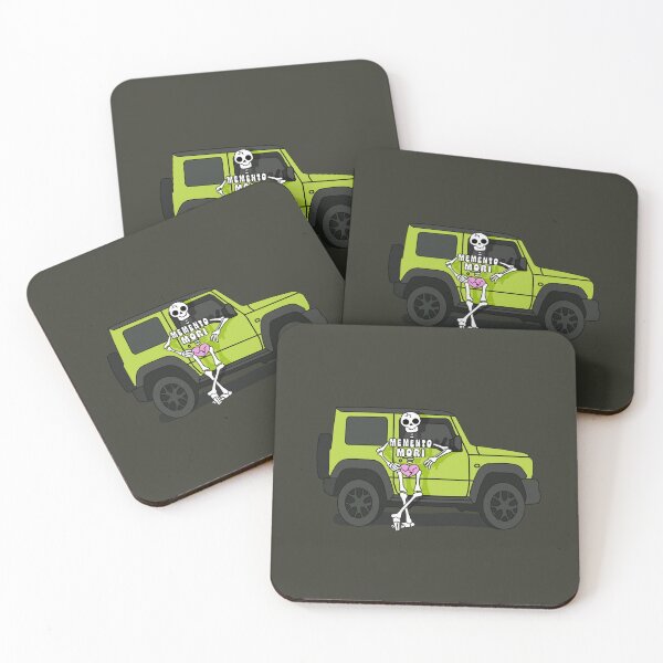 Item preview, Memento Mori Skeleton with their Kinetic Yellow Suzuki Jimny designed and sold by stoicjimny.