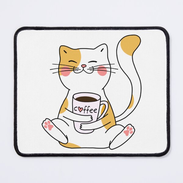 Item preview, Cat and Coffee   designed and sold by GrangehillCrea.