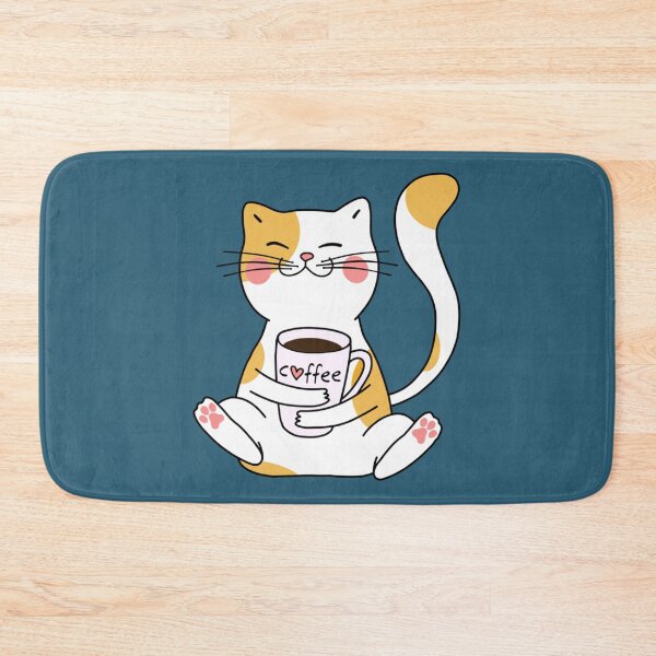 Item preview, Cat and Coffee   designed and sold by GrangehillCrea.