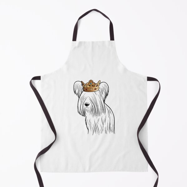 Item preview, Skye Terrier Dog King Queen Wearing Crown designed and sold by HuongQue.