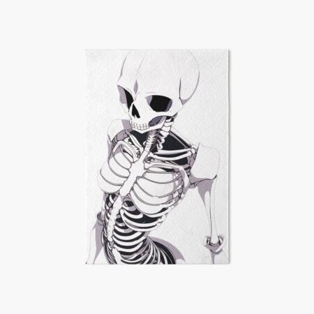 Female anime character standing on skeleton hand HD wallpaper | Wallpaper  Flare