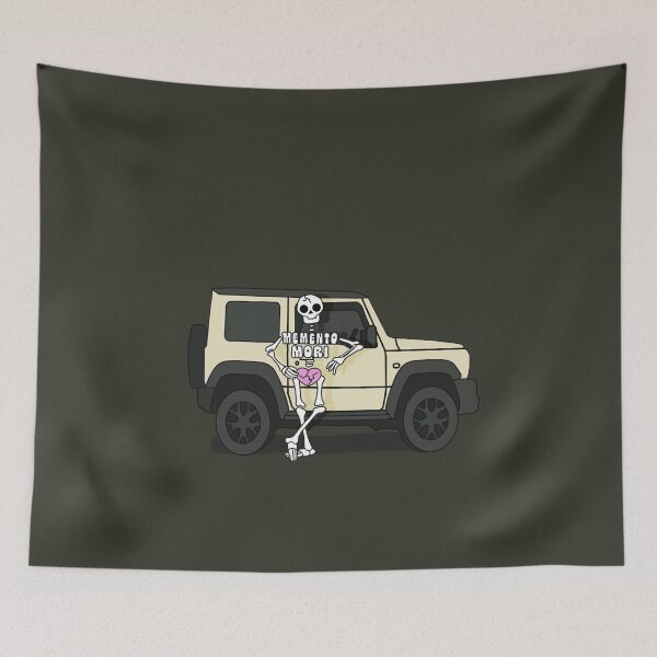 Item preview, Memento Mori Skeleton with a Chiffon Ivory Suzuki Jimny designed and sold by stoicjimny.