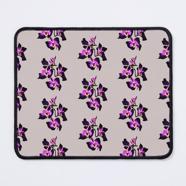 Item preview, Black and purple orchid flower artwork designed and sold by gramizzia.