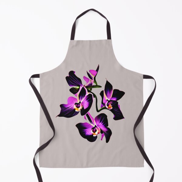 Item preview, Black and purple orchid flower artwork designed and sold by gramizzia.
