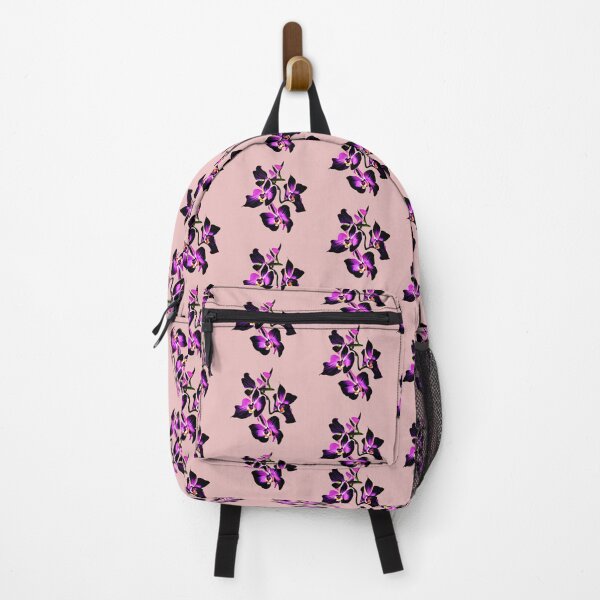 Item preview, Black and purple orchid flower artwork designed and sold by gramizzia.
