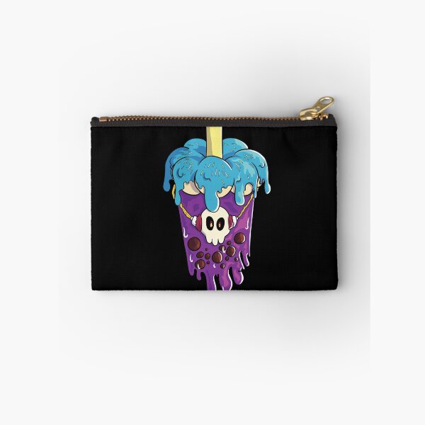 Item preview, Colorful Purple Boba Tea Tapioca Milk Tea Monster  designed and sold by DonutShirts.