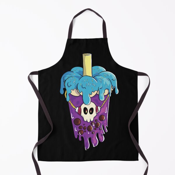 Item preview, Colorful Purple Boba Tea Tapioca Milk Tea Monster designed and sold by DonutShirts.