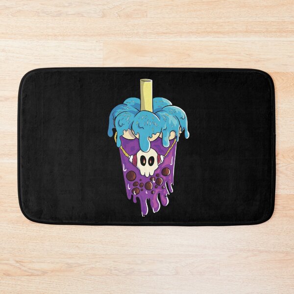 Item preview, Colorful Purple Boba Tea Tapioca Milk Tea Monster  designed and sold by DonutShirts.