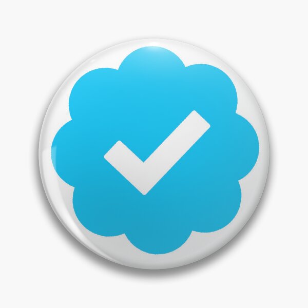 Item preview, Twitter Verification Checkmark designed and sold by 90sLoveLove.