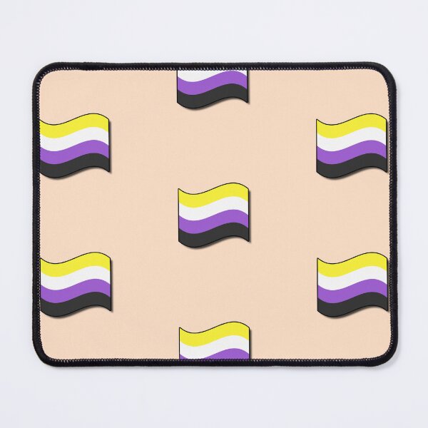 Item preview, Non-binary Flag designed and sold by PandaShoops.
