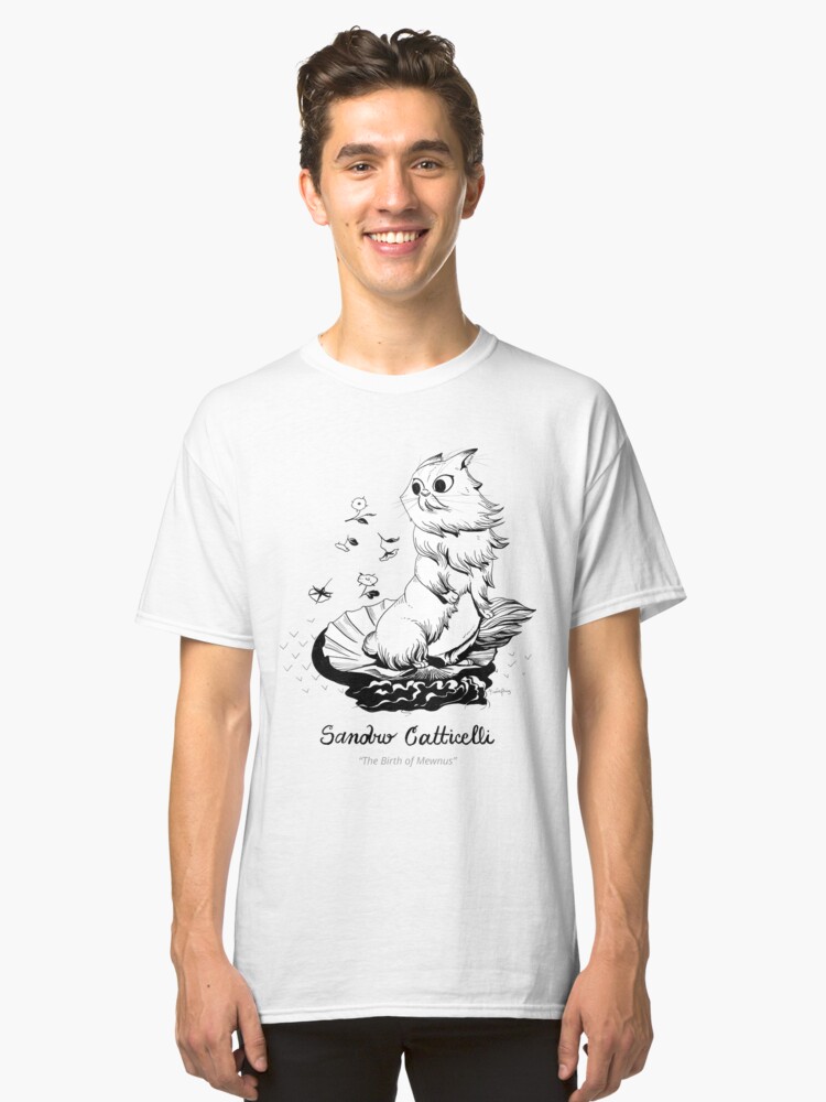 Alternate view of #meowdernart - Sandro Catticelli Classic T-Shirt