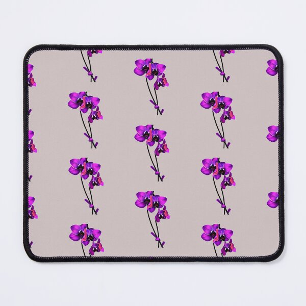 Item preview, Black and purple orchid flower artwork designed and sold by gramizzia.