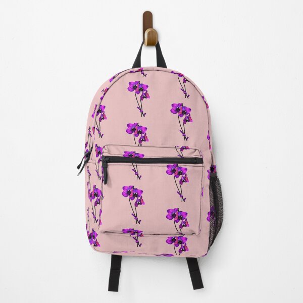 Item preview, Black and purple orchid flower artwork designed and sold by gramizzia.