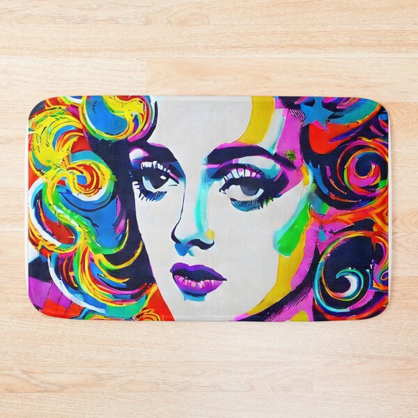 Item preview, Impasto Oil painting inspired portrait  | Digital art | pop art aesthetic designed and sold by CiceroSpin.