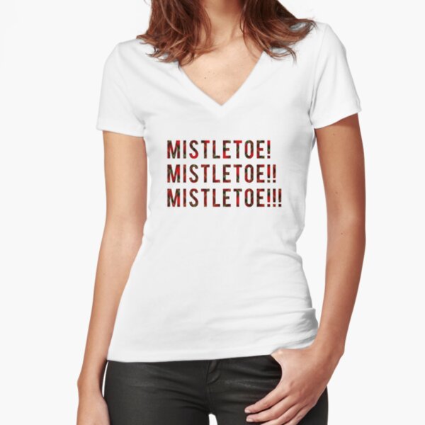 Kiss Me Under The Mistletoe Funny Arrow Pointing Christmas Essential  T-Shirt for Sale by mpdesigns73