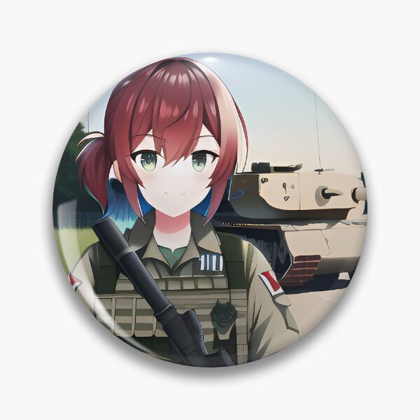 Item preview, Brave and Beautiful: Anime Military Girls designed and sold by Story24net.