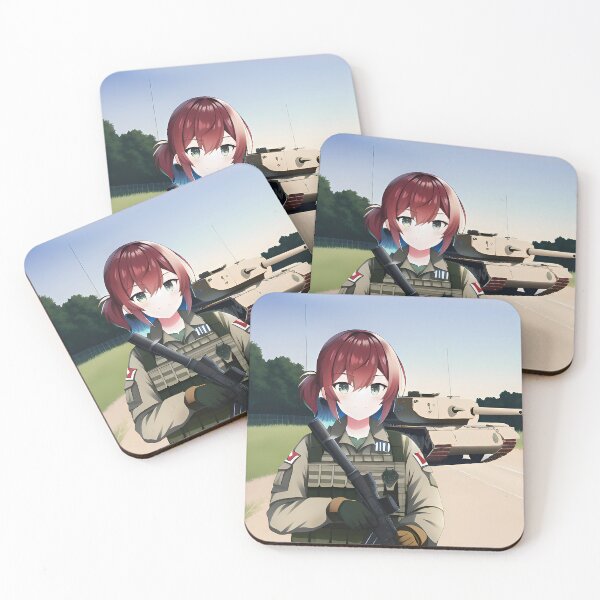 Item preview, Brave and Beautiful: Anime Military Girls designed and sold by Story24net.