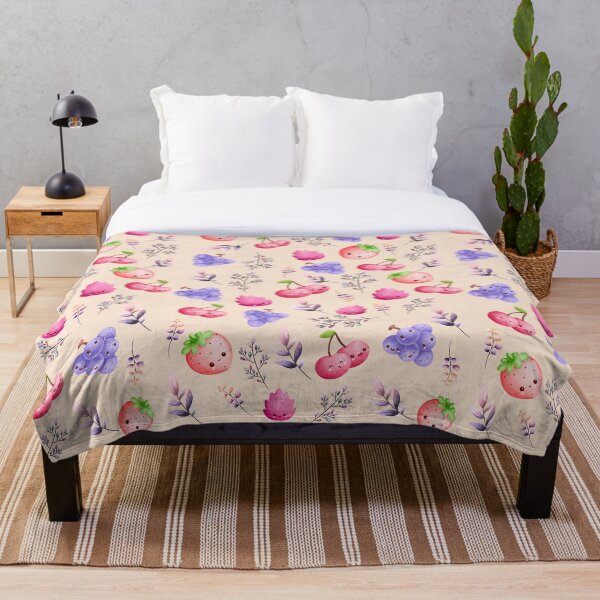 Item preview, Cute Berries And Leaves Pattern designed and sold by Craft DartCO.