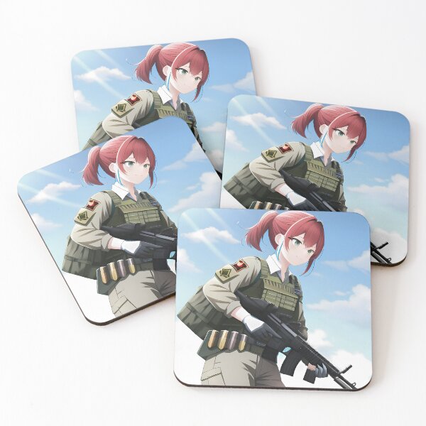 Item preview, Brave and Beautiful: Anime Military Girls designed and sold by Story24net.