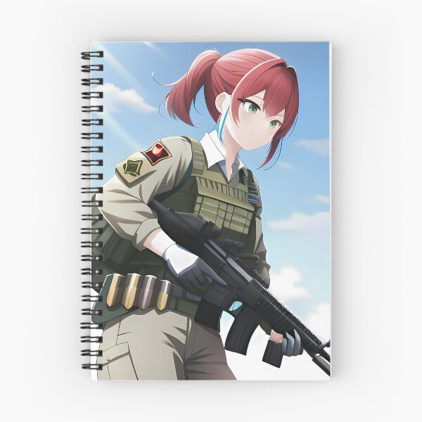 Item preview, Brave and Beautiful: Anime Military Girls designed and sold by Story24net.