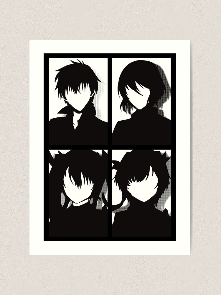 The Misfit of Demon King Academy II Maou Gakuin no Futekigousha Cool Black  and White Silhouette Anime Characters : Anos Voldigoad with His Japanese  Name in Kanji (Transparent) Hardcover Journal for Sale