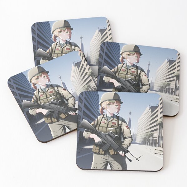 Item preview, Brave and Beautiful: Anime Military Girls designed and sold by Story24net.