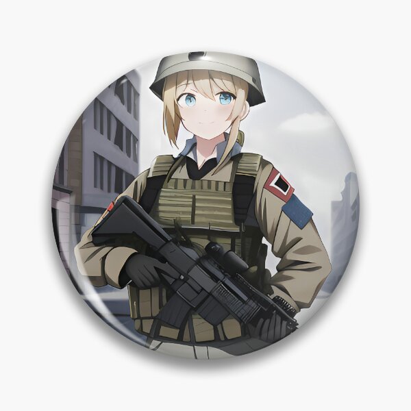 Item preview, Brave and Beautiful: Anime Military Girls designed and sold by Story24net.