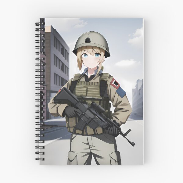 Item preview, Brave and Beautiful: Anime Military Girls designed and sold by Story24net.