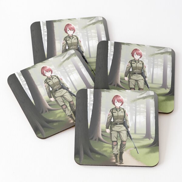 Item preview, Brave and Beautiful: Anime Military Girls designed and sold by Story24net.