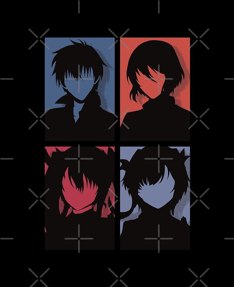 The Misfit of Demon King Academy II Maou Gakuin no Futekigousha Cool Black  and White Silhouette Anime Characters : Anos Voldigoad with His Japanese  Name in Kanji (Transparent) Poster for Sale by