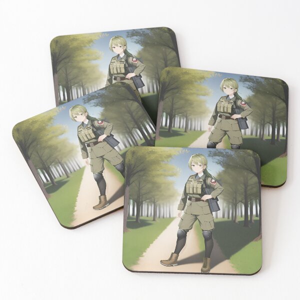 Item preview, Brave and Beautiful: Anime Military Girls designed and sold by Story24net.