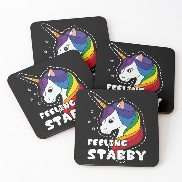 Item preview, Unicorn - Feeling Stabby Unicorn designed and sold by UnknownArtistt.