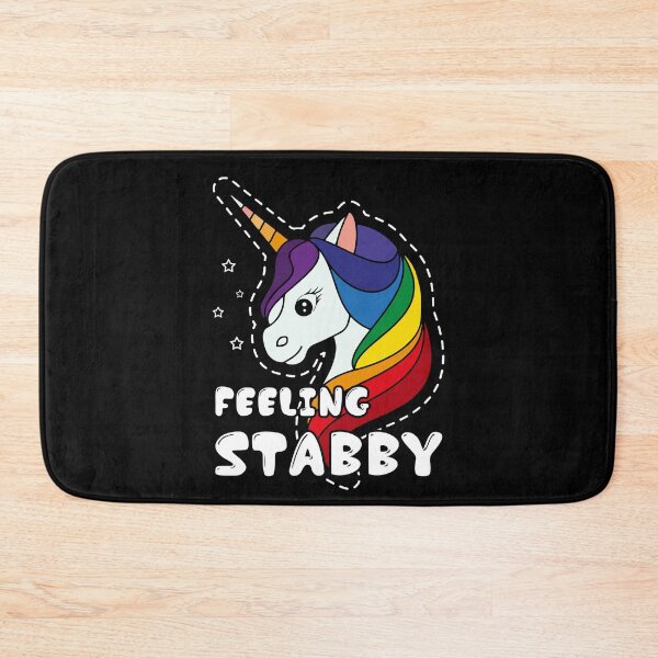 Item preview, Unicorn - Feeling Stabby Unicorn designed and sold by UnknownArtistt.