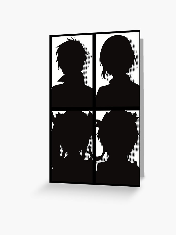 The Misfit of Demon King Academy II Maou Gakuin no Futekigousha Cool Black  and White Silhouette Anime Characters : Anos Voldigoad with His Japanese  Name in Kanji (Transparent) Poster for Sale by