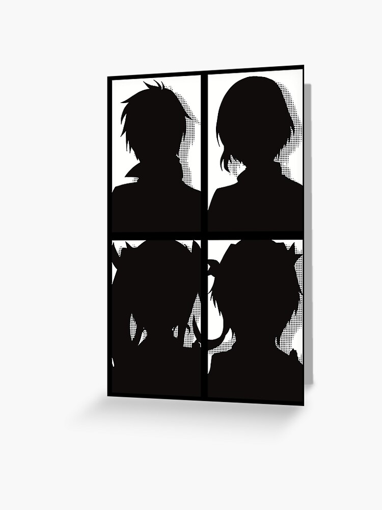 The Misfit of Demon King Academy II Maou Gakuin no Futekigousha Cool Black  and White Silhouette Anime Characters : Anos Voldigoad with His Japanese  Name in Kanji (Transparent) - Anos - Posters