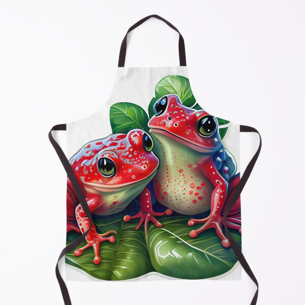 Item preview, Cute Strawberry Tree Frog Couple designed and sold by LoneWolf345.