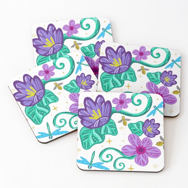 Item preview, Purple magical flowers designed and sold by ninfa-estudio.