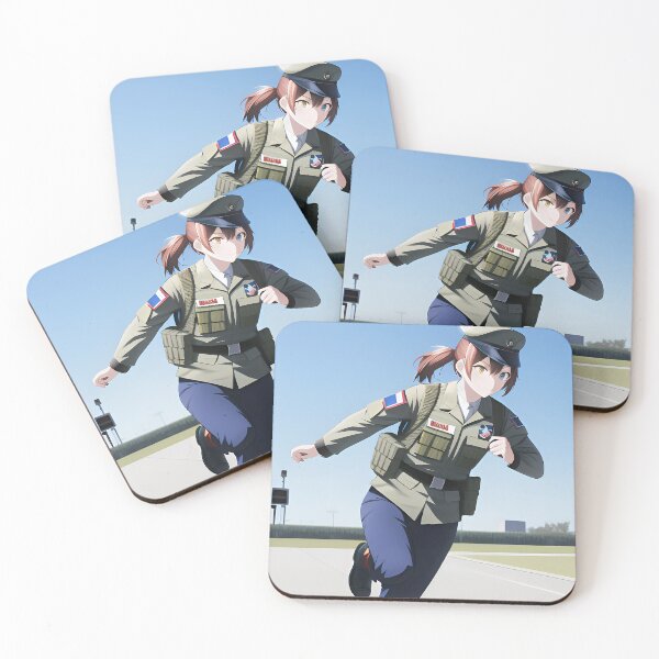 Item preview, Brave and Beautiful: Anime Military Girls designed and sold by Story24net.