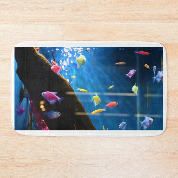 Item preview, Rainbow Lights Colorful Fish in Tank  designed and sold by RockettCrow.