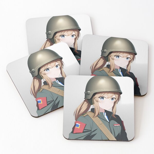 Item preview, Brave and Beautiful: Anime Military Girls designed and sold by Story24net.