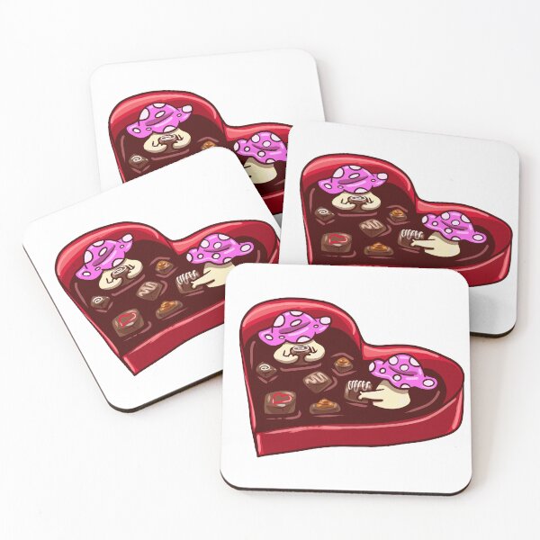 Item preview, Mushroom Valentines Chocolates designed and sold by MeddyChollia.
