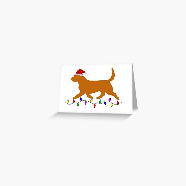 Basset Fauve de Bretagne Christmas Card Greeting Card