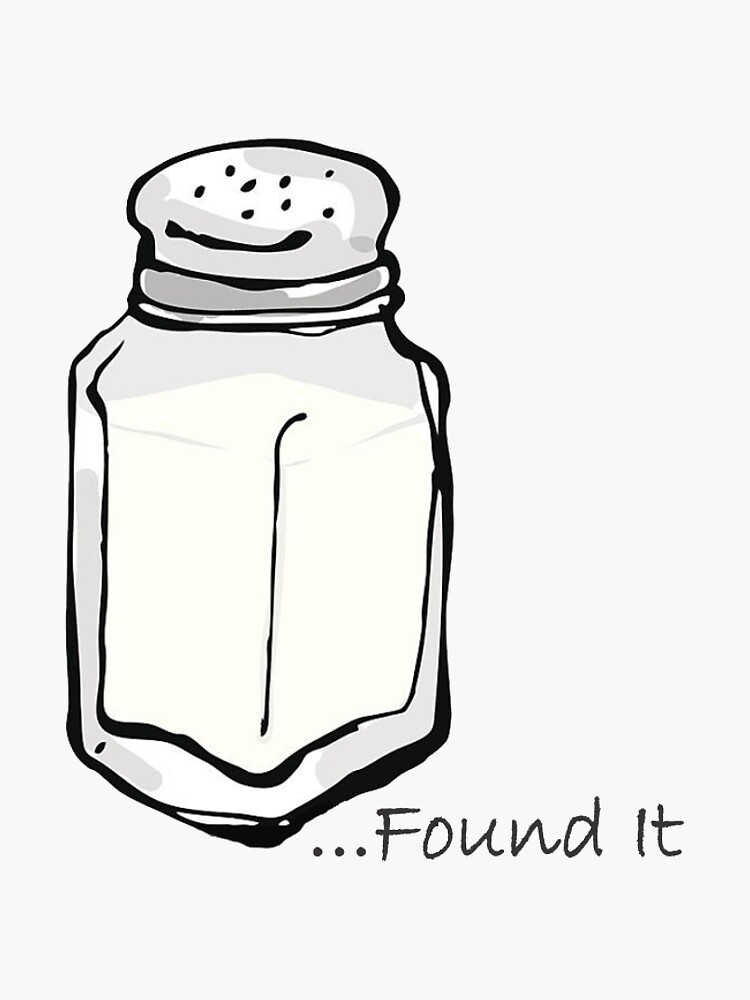 "The Lost Shaker " Sticker for Sale by SunnieSydney Redbubble