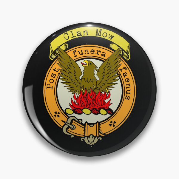 Artikelvorschau, Wappen des Familiennamens des Mow Clans entworfen und verkauft von BagTown Clans.
