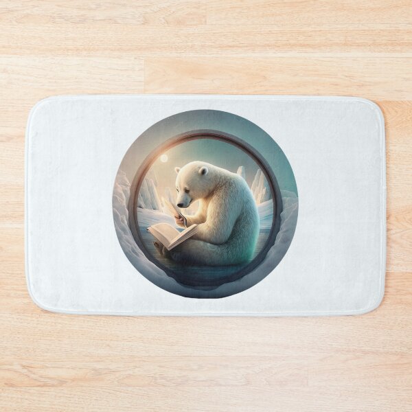 Item preview, Reading polar bear designed and sold by InverseReaction.