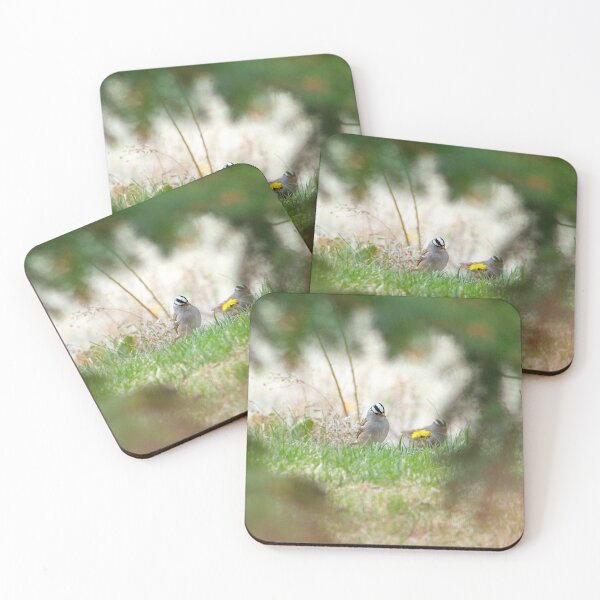 Item preview, White-Crowned Sparrow and Dandelion designed and sold by snowyo.
