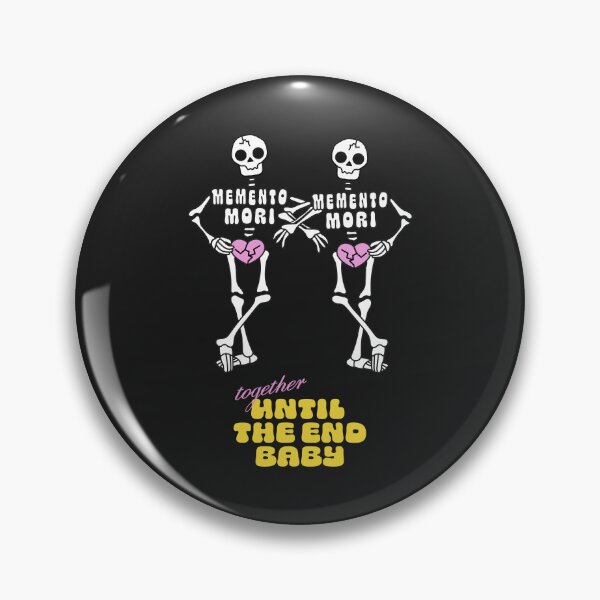 Item preview, A Spooky Pair | Stoic Black Valentine's Day Sticker designed and sold by stoicjimny.